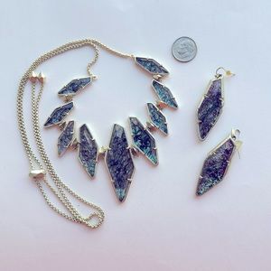 Kendra Scott Statement Necklace & Earrings